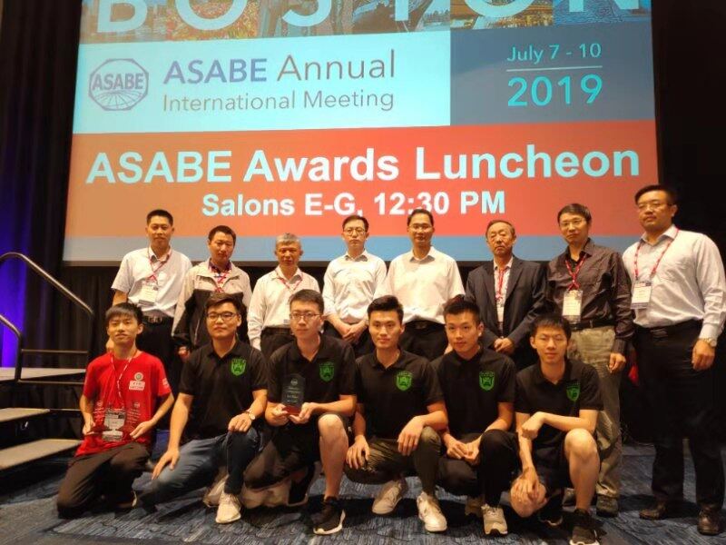 农机行业协会支持中国大学生参加美国ASABE机器人大赛再创佳绩