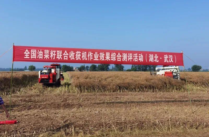 全国油菜机收作业效果综合测评活动在武汉举办
