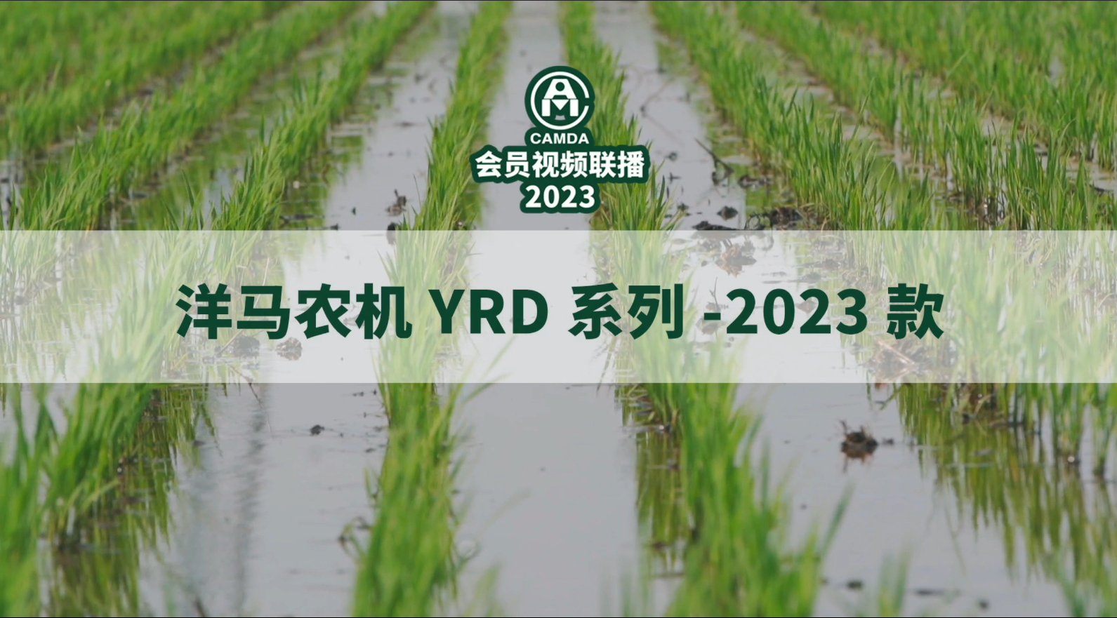 #洋马YRD系列-2023款#中国农机流通协会#会员视频联播