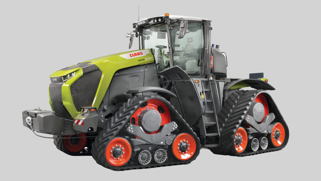 重新设计的履带组件包含Claas Xerion 12的更新 ©